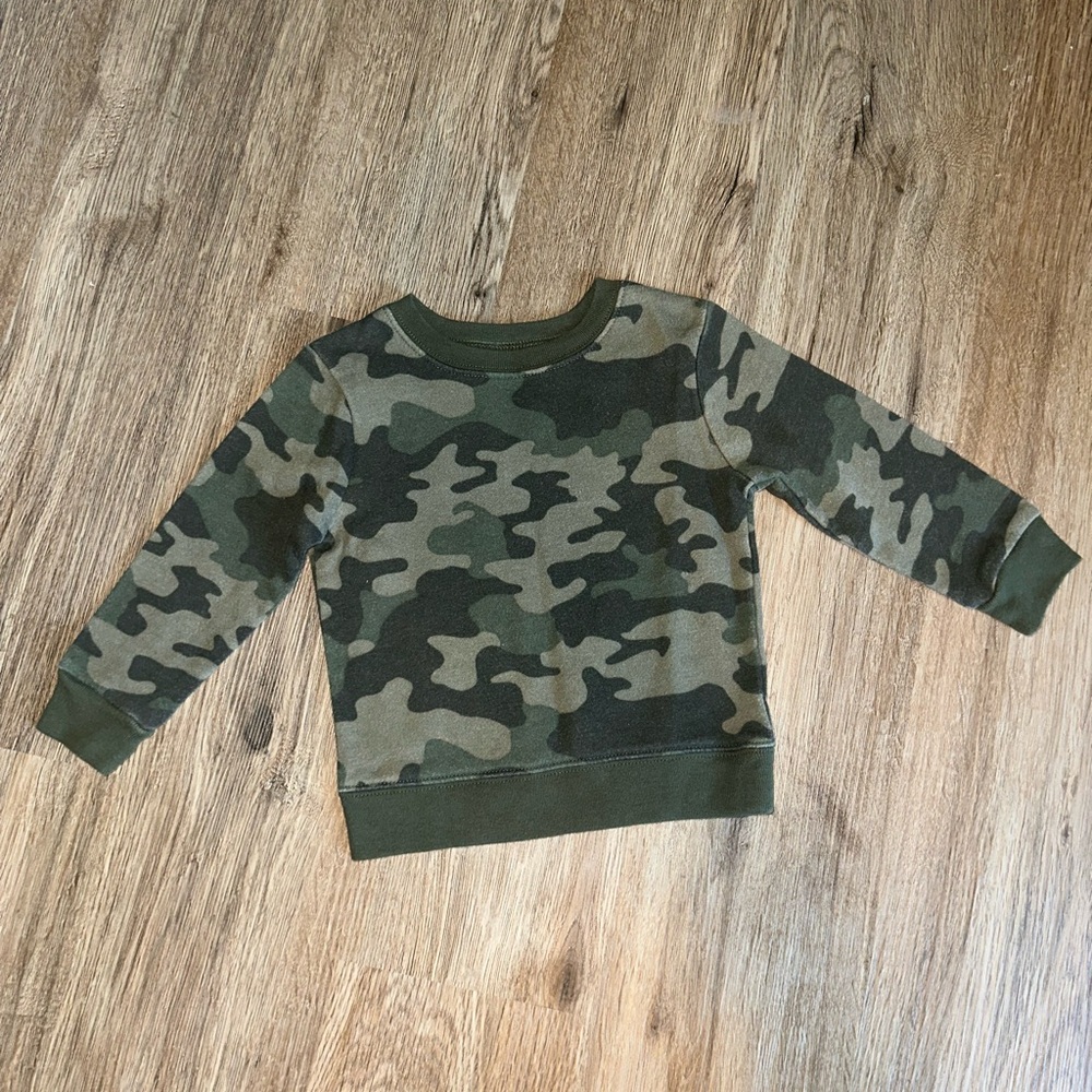 Garanimals Green Camouflage Kids Sweatshirt